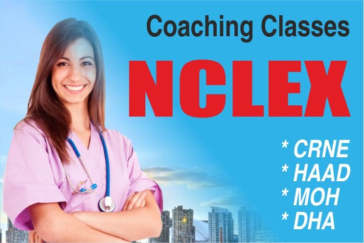 Nclex Coaching CRNE HAAD MOH DHA Coaching