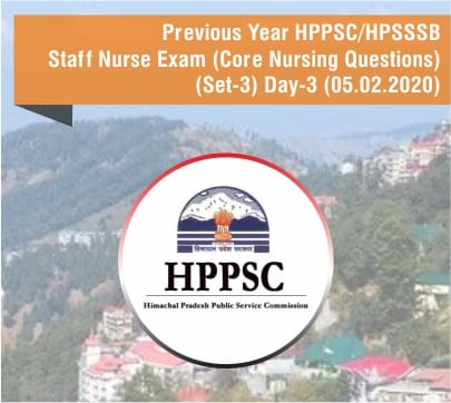 3 previous year questions hpssc hpsssb staff nurse