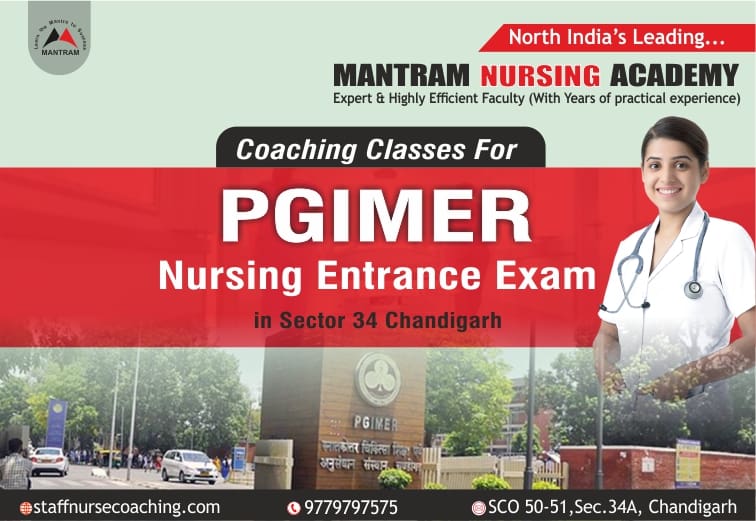 PGIMER PGI BSc Nursing Entrance