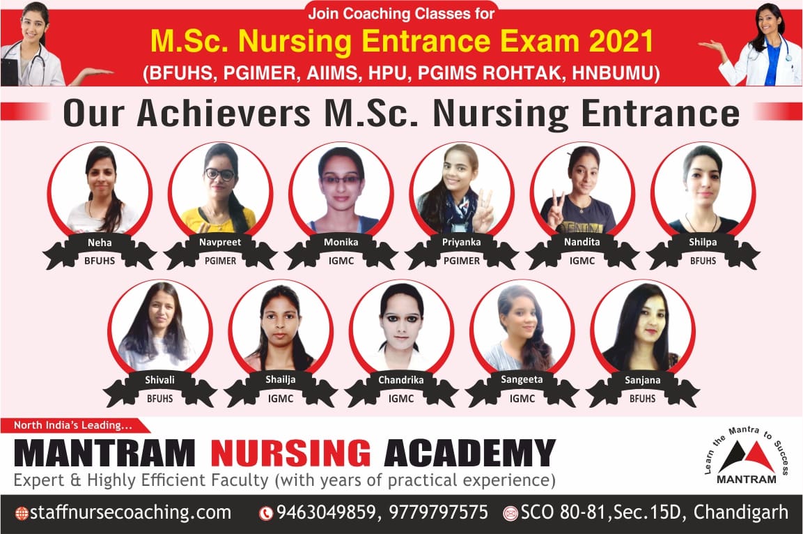 MSc Nursing Entrance Coaching