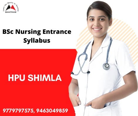 HPU BSc Nursing Entrance Syllabus Exam Pattern