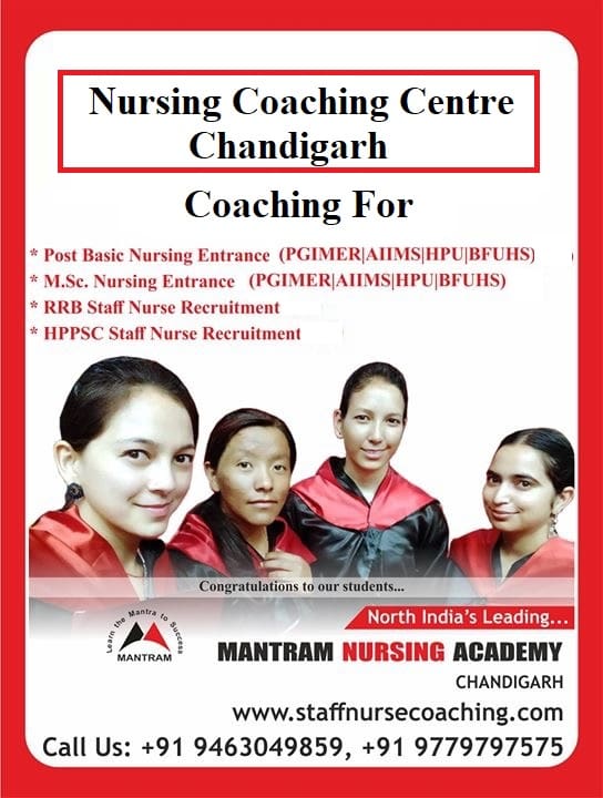 Nursing Coaching Centre Chandigarh Near PGIMER Chd