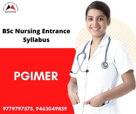 PGIMER BSc Nursing Entrance Exam Syllabus Exam Pattern