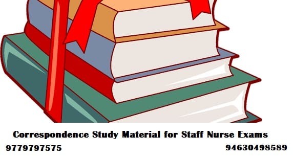 staff nurse correspondence study material