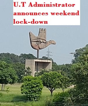 weekend lockdown in the city chandigarh